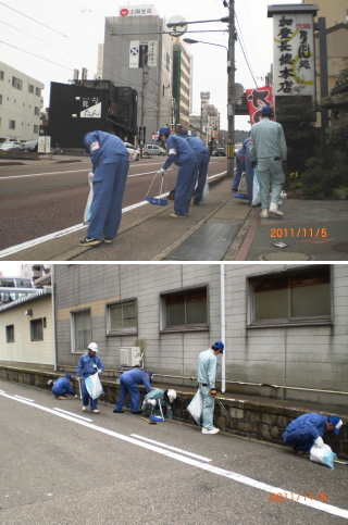 ★11月度★　感謝の一斉清掃　～ファーストマンション　尾張町周辺～